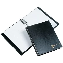 Blueline Accounting & Record Journals<AccountPro Record Book, 7.69" x 10.25", Black, 150 Sheets/Book (A7963C.01)