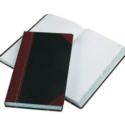 Esselte Accounting & Record Journals<Boorum & Pease 9 Series Record Book, 8.63"W x 14.13"H, Black, 250 Sheets/Book (9-500-R)