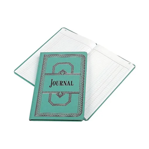Esselte Accounting & Record Journals<Boorum & Pease 66 Series Record Book, 7.63"W x 12.13"H, Blue, 75 Sheets/Book (66-150-J)