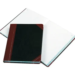 Esselte Accounting & Record Journals<Boorum & Pease 21 Series Record Book, 8.13"W x 10.38"H, Black, 150 Sheets/Book (21-300-R)