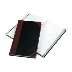 Boorum & Pease Accounting & Record Journals<9 Series Record Book, 8.63" x 14.13", Black, 150 Sheets/Book (9-300-R)