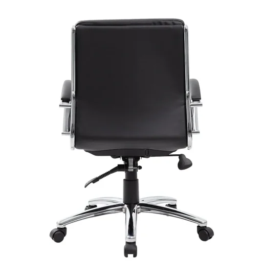 Boss Office Products Office Chairs<Boss CaresoftPlus Executive Series High Back Executive Chair with Metal Chrome Finish, Black (B9476-BK)