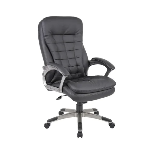 Boss Office Products Office Chairs<Boss Faux Leather Executive Chair, Black (B9331)