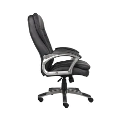 Boss Office Products Office Chairs<Boss Faux Leather Executive Chair, Black (B9331)