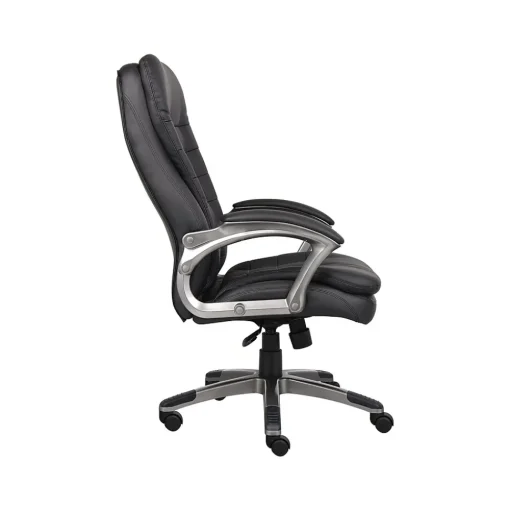 Boss Office Products Office Chairs<Boss Faux Leather Executive Chair, Black (B9331)
