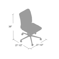 Boss Office Products Office Chairs<Boss Millennial Modern Faux Leather Computer and Desk Chair, Black (B330-BK)