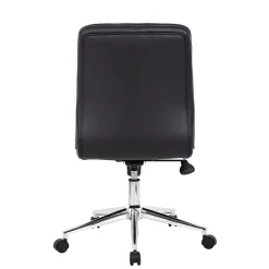 Boss Office Products Office Chairs<Boss Millennial Modern Faux Leather Computer and Desk Chair, Black (B330-BK)