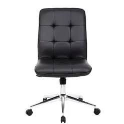 Boss Office Products Office Chairs<Boss Millennial Modern Faux Leather Computer and Desk Chair, Black (B330-BK)