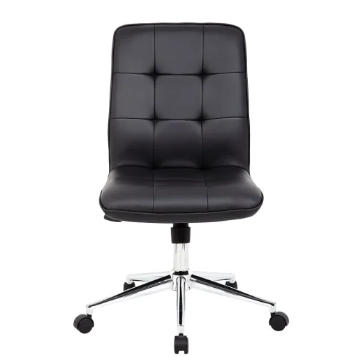 Boss Office Products Office Chairs<Boss Millennial Modern Faux Leather Computer and Desk Chair, Black (B330-BK)