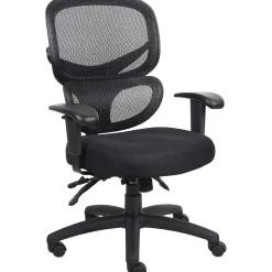 Boss Office Products Office Chairs<Boss Multi-Function Mesh Task Chair, Black (B6338)