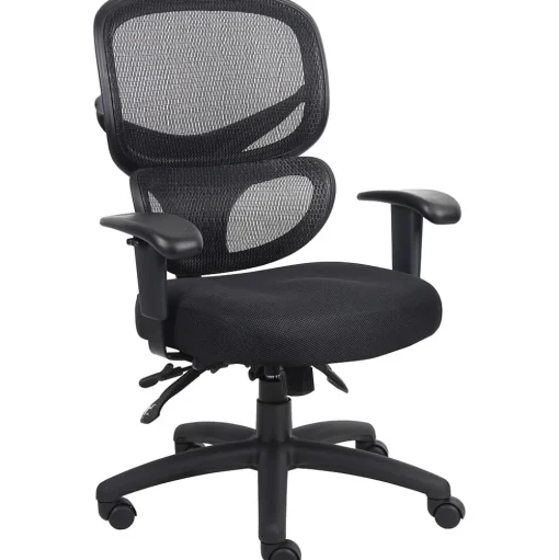 Boss Office Products Office Chairs<Boss Multi-Function Mesh Task Chair, Black (B6338)