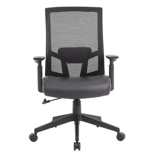 Boss Office Products Office Chairs<Mesh/Vinyl Swivel Task Chair, Black (B6044AM-BK)