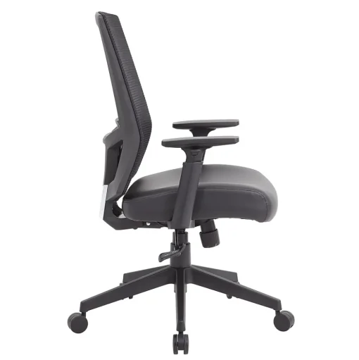 Boss Office Products Office Chairs<Mesh/Vinyl Swivel Task Chair, Black (B6044AM-BK)
