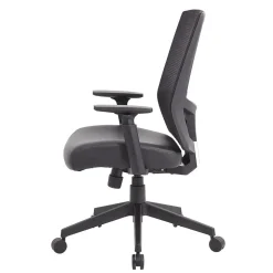 Boss Office Products Office Chairs<Mesh/Vinyl Swivel Task Chair, Black (B6044AM-BK)