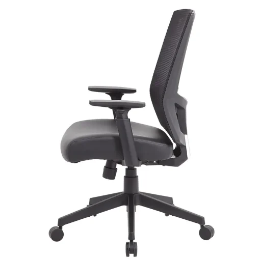 Boss Office Products Office Chairs<Mesh/Vinyl Swivel Task Chair, Black (B6044AM-BK)