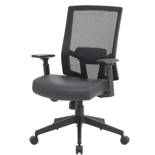 Boss Office Products Office Chairs<Mesh/Vinyl Swivel Task Chair, Black (B6044AM-BK)