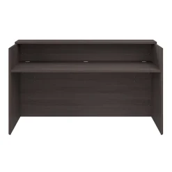 Bush Business Furniture Office Desks<Arrive 72"W Reception Desk with Shelf, (AVD172SGK)