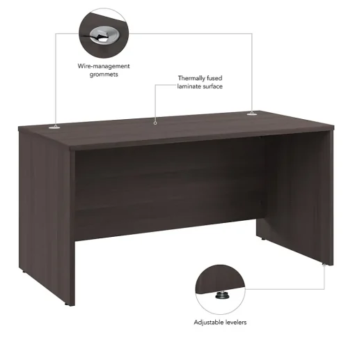 Bush Business Furniture Computer Desks<Arrive 60"W Office Desk, (ARD260SG-Z)