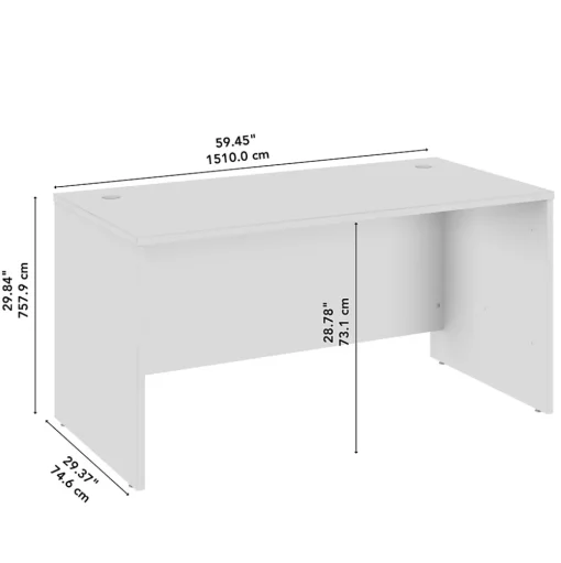 Bush Business Furniture Computer Desks<Arrive 60"W Office Desk, (ARD260SG-Z)