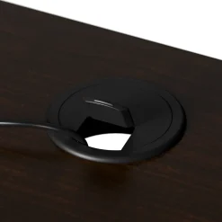 Bush Business Furniture L-Desks<Arrive 60"W L Shaped Reception Desk with Shelf, (ARV003MR)