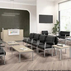 Bush Business Furniture L-Desks<Arrive 72"W L Shaped Reception Desk with Counter, (ARV009NE)
