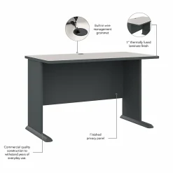 Bush Business Furniture Computer Desks<Cubix 48"W Desk, (WC8448A)