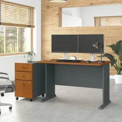 Bush Business Furniture Computer Desks<Cubix 48"W Desk, (WC57448)