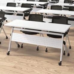 Bush Business Furniture Folding & Stacking<Envision Mesh Folding Chairs with Arms, Black, 2/Set (CH4001BLF-03)
