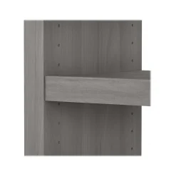 Bush Business Furniture Office Desks<Echo 56W Bookcase Desk, Modern Gray (KI60407-03)