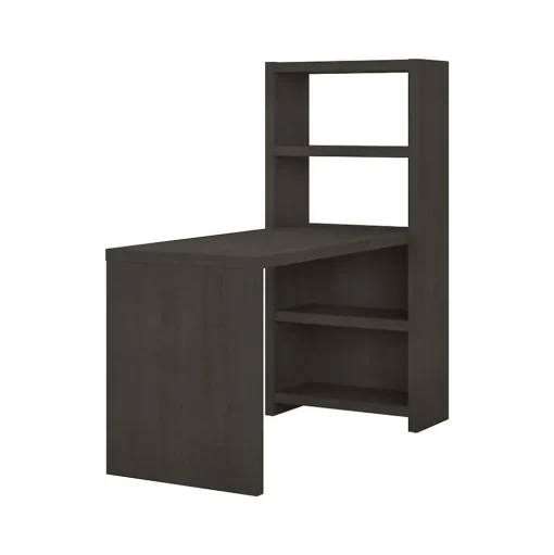 Bush Business Furniture Office Desks<Echo 56W Bookcase Desk, Charcoal Maple (KI60307-03)