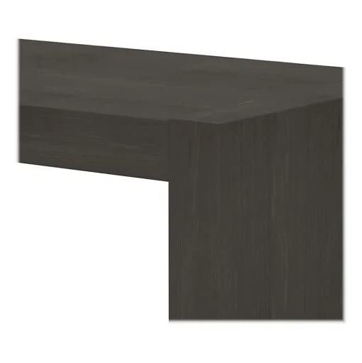 Bush Business Furniture Office Desks<Echo 56W Bookcase Desk, Charcoal Maple (KI60307-03)