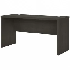 Bush Business Furniture Office Desks<Echo 60"W Credenza Desk, Charcoal Maple (KI60306-03)