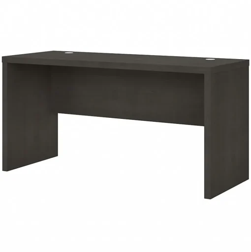 Bush Business Furniture Office Desks<Echo 60"W Credenza Desk, Charcoal Maple (KI60306-03)