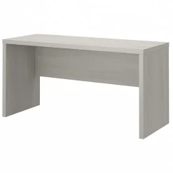 Bush Business Furniture Computer Desks<Echo 60"W Credenza Desk, Gray Sand (KI60206-03)