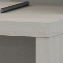 Bush Business Furniture L-Desks<Echo 60"W L Shaped Desk, Gray Sand (ECH026GS)
