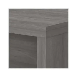 Bush Business Furniture L-Desks<Echo 60"W L Shaped Bow Front Desk, Modern Gray (ECH025MG)