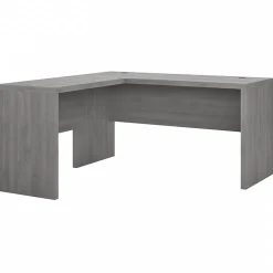 Bush Business Furniture L-Desks<Echo 60"W L Shaped Desk, Modern Gray (ECH026MG)