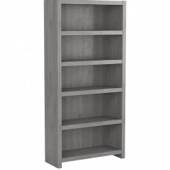 Bush Business Furniture Bookcases<Echo 5 Shelf Bookcase, Modern Gray (KI60404-03)