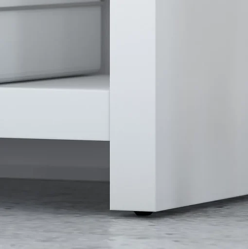 Bush Business Furniture Bookcases<Echo 5 Shelf Bookcase, Pure White (KI60104-03)