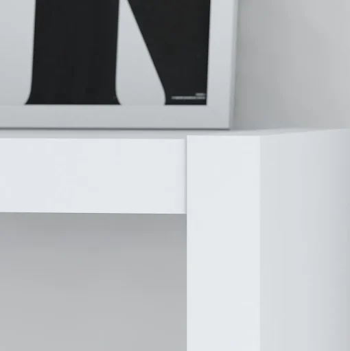 Bush Business Furniture Bookcases<Echo 5 Shelf Bookcase, Pure White (KI60104-03)