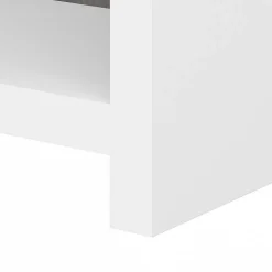 Bush Business Furniture Bookcases<Echo 5 Shelf Bookcase, Pure White/Modern Gray (KI60504-03)
