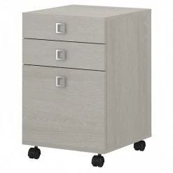 Bush Business Furniture File Cabinets<Echo 3 Drawer Mobile File Cabinet, Gray Sand (KI60201-03)
