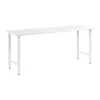 Bush Business Furniture Office Desks<Hustle 72"W Computer Desk with Metal Legs, White (HUD172WH)