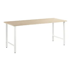 Bush Business Furniture Office Desks<Hustle 72"W Computer Desk with Metal Legs, Natural Elm (HUD272NE)