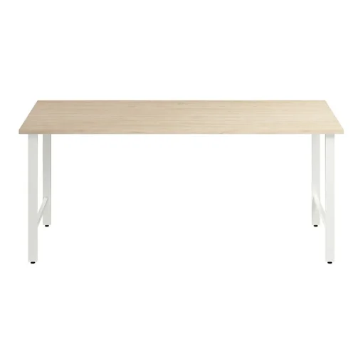 Bush Business Furniture Office Desks<Hustle 72"W Computer Desk with Metal Legs, Natural Elm (HUD272NE)