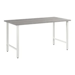 Bush Business Furniture Office Desks<Hustle 60"W Computer Desk with Metal Legs, Platinum Gray (HUD160PG)