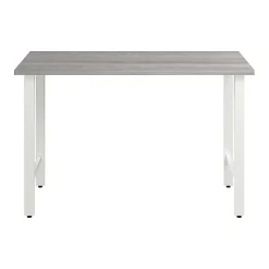 Bush Business Furniture Office Desks<Hustle 48"W Computer Desk with Metal Legs, Platinum Gray (HUD148PG)