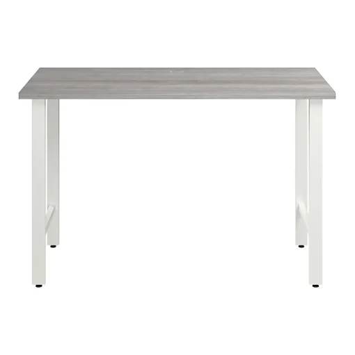 Bush Business Furniture Office Desks<Hustle 48"W Computer Desk with Metal Legs, Platinum Gray (HUD148PG)