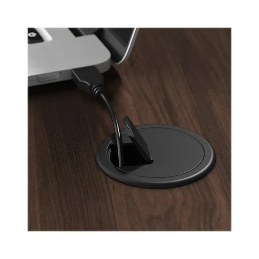 Bush Business Furniture Office Desks<Hybrid 72"W Computer Table Desk with Metal Legs, (HYD172BW)