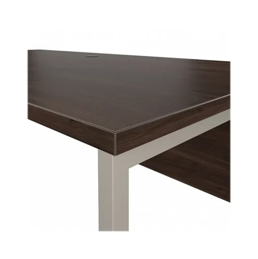 Bush Business Furniture Office Desks<Hybrid 72"W Computer Table Desk with Metal Legs, (HYD172BW)